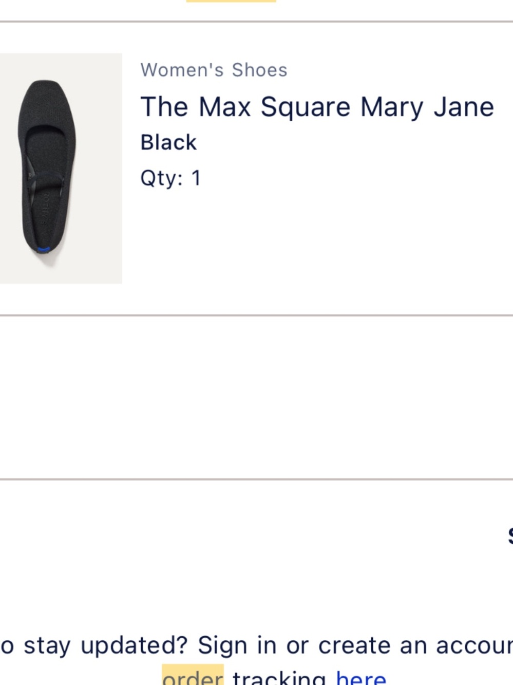 Rothy's Black The Max Square Mary Jane Flats. Womens 7.5 - Picture 2 of 4